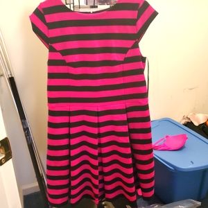 INC Pink and Blacl Dress
